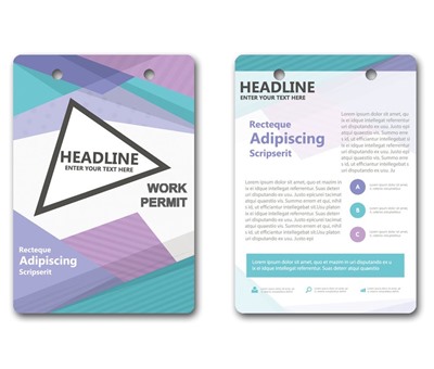 80x120mm Printed Name Tag