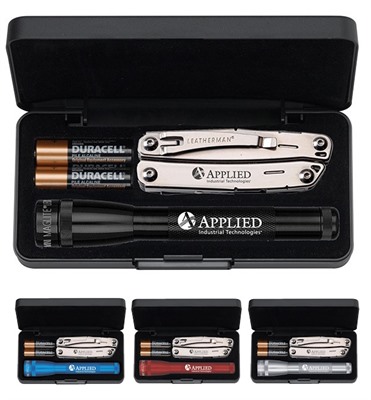 "AA" Mini Maglite® LED & Leatherman® Wingman Gift Set