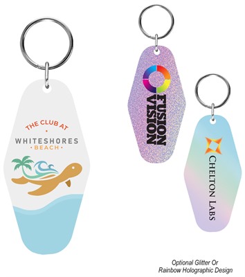 Acrylic Motel Key Ring