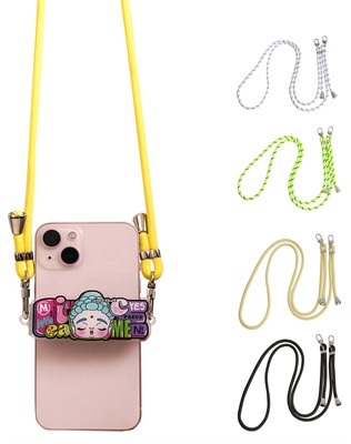 Adjustable Mobile Phone Lanyard with Back Clip