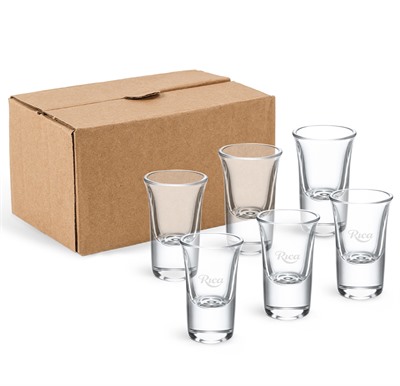 Aurevo 6 Piece 15ml Shot Glass Set