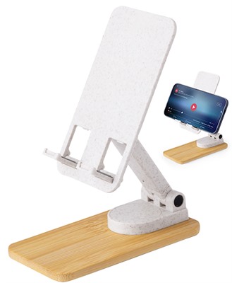 Bamboo Base Mobile Phone Stand
