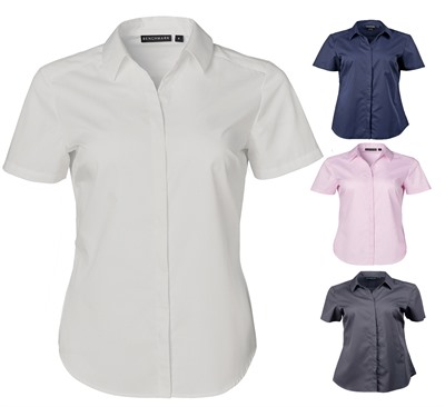 Bentlee Ladies Taped Seam Short Sleeve Shirt