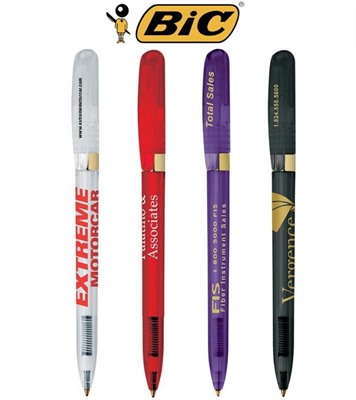 BIC® Pivo Clear Gold Ballpoint