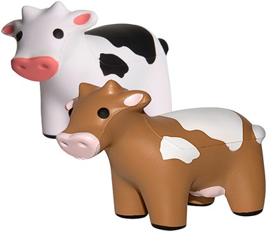 Black and White Cow Stress Reliever