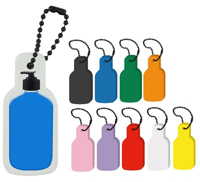 Bottle Shaped Floating Keyring