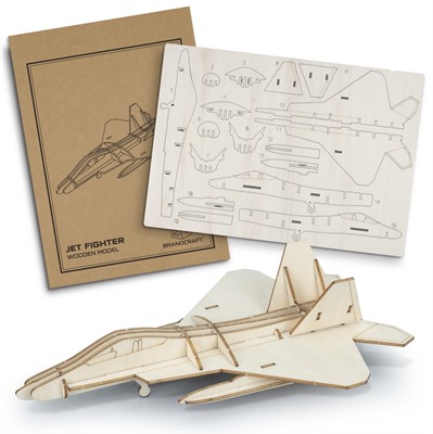 BRANDCRAFT Jet Fighter Wooden Model