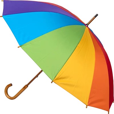 Breethon 12 Rib Rainbow Umbrella