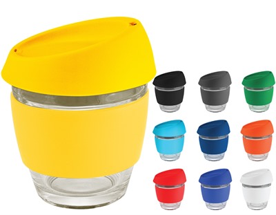 Byron 240ml Glass Carry Cup