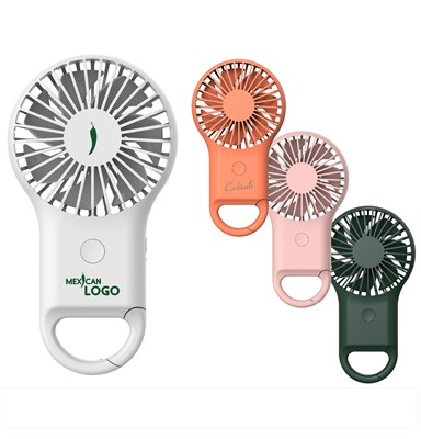 Carabiner Fan with LED Light