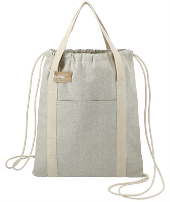 Caspian 5oz Recycled Cotton Drawstring Bag