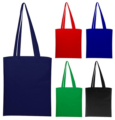 Classic Coloured Long Handle Calico Bag