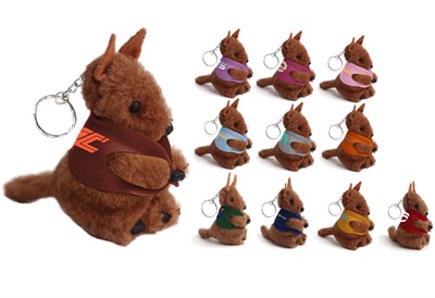 Clip On Kangaroo Keyring Plush Toy