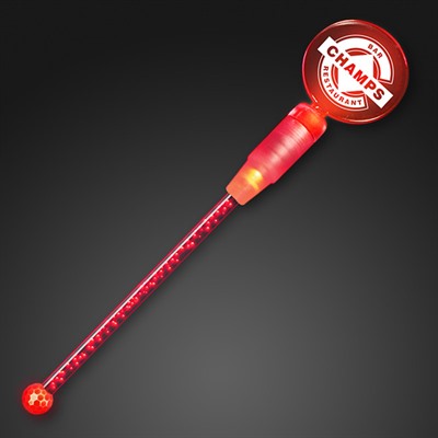 Cocktail Stirrer With Red LED