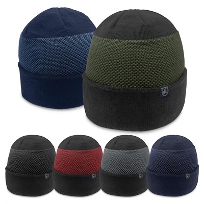 Contrast Weave Beanie