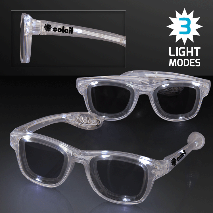 Cool White LED Party Glasses