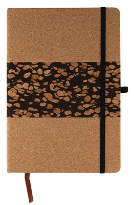 Cork & Coffee Grounds A5 Notebook