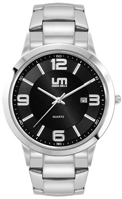 Costa Mens Black Face Watch