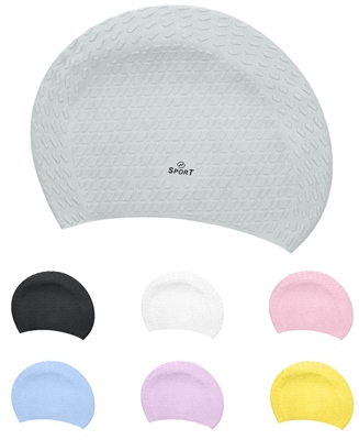 Cube Dimpled Swimming Cap