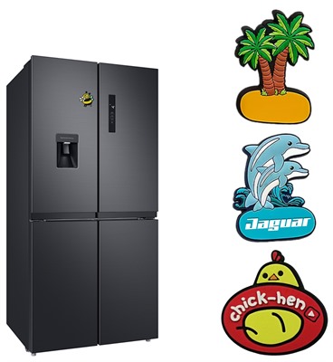 Custom Shaped PVC Fridge Magnets