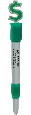 Dollar Sign Top Light Up Pen