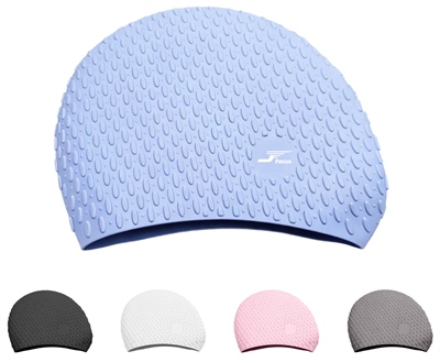 Droplet Dimpled Swimming Cap