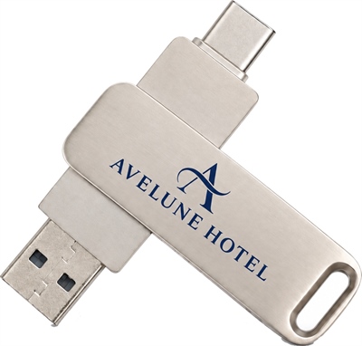 Dual Swivel Type-C USB Drive