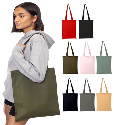 Everyday Coloured Canvas Tote Bag