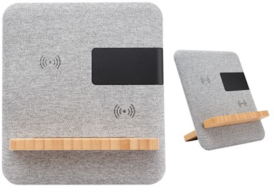 Fabric Wireless Charger & Clock