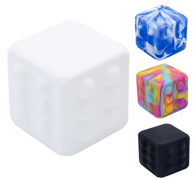Fidget Popper Silicone Cube