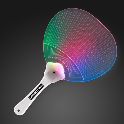 Flashing LED Rainbow Fan