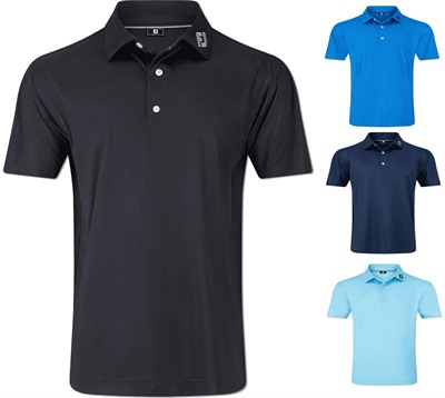 Foot Joy Stretch Pique Lisle Tonal Dot Print Polo