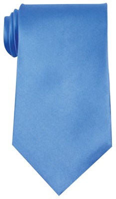 French Blue Silk Tie