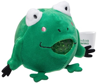 Frog Stress Buster is your cute and cuddly stress relief buddy.