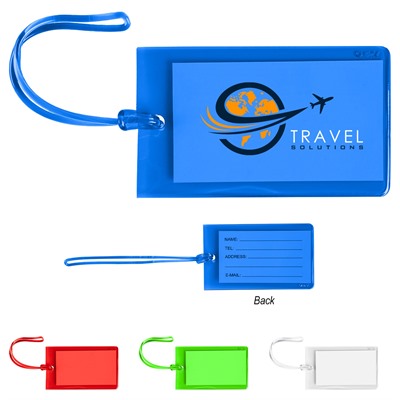 Glacier Translucent PVC Luggage Tag