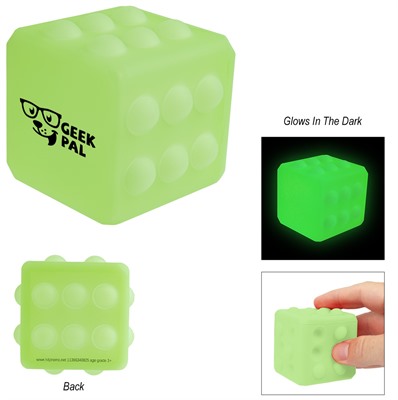 Glow-In-The-Dark Push Pop Cube