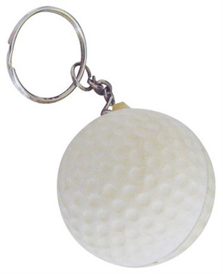 Golf Ball Anti Stress Key Chain