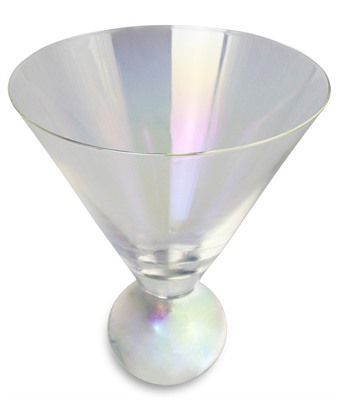 Halo Iridescent Martini Glasses