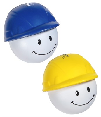 Hard Hat Mad Cap Shaped Squeezie