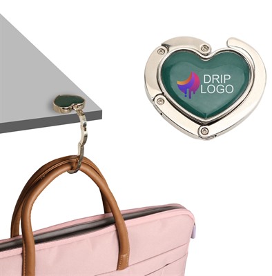 Heart Foldable Bag Desk Hook