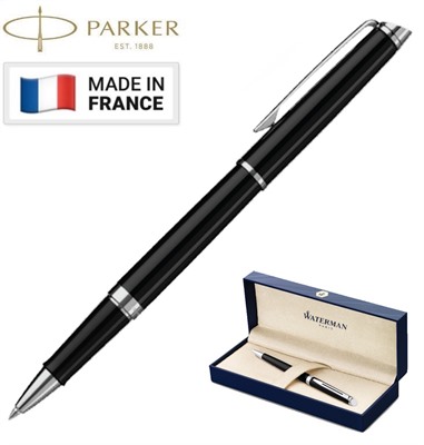 Hemisphere Lacquer Black Rollerball CT