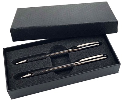 Hybrid Carbon Pen and Pencil Gift Set