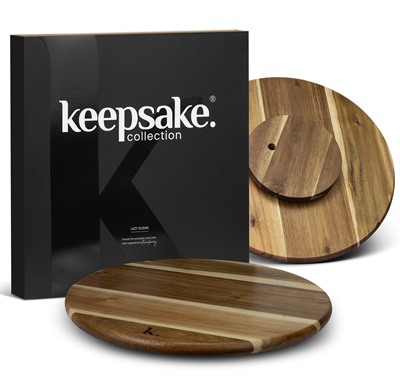 Keepsake Wooden Lazy Susan