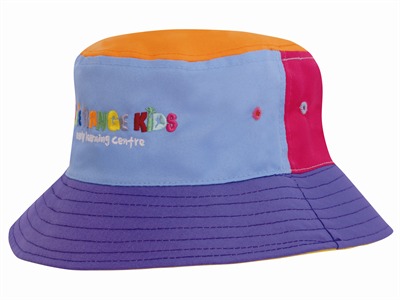 Kids Mulitocolour Bucket Hat
