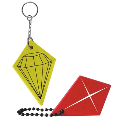 Kite Shaped Floating Keyring