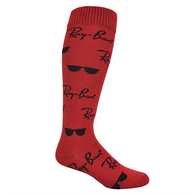 Knee High Woven Dress Socks