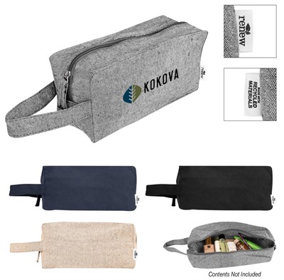 Kyoto Recycled Cotton Toiletry Bag