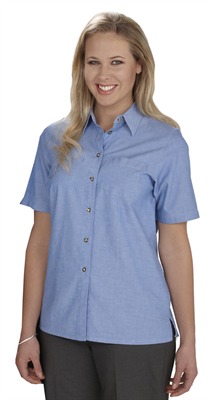 Ladies Blue Business Shirt