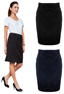 Ladies Houston Flexi Band Stain Resistant Skirt