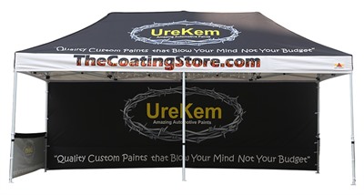 Large Marquee With Back And Single Side Wall